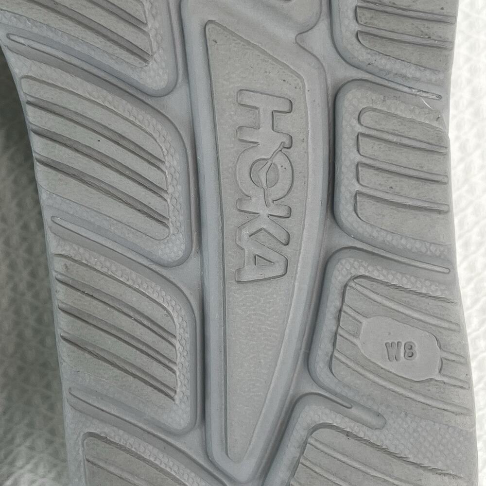 Hoka Ora Recovery Slide 3 Gray Sandals Unisex Size W8 M6 Comfort Slides - Picture 5 of 10